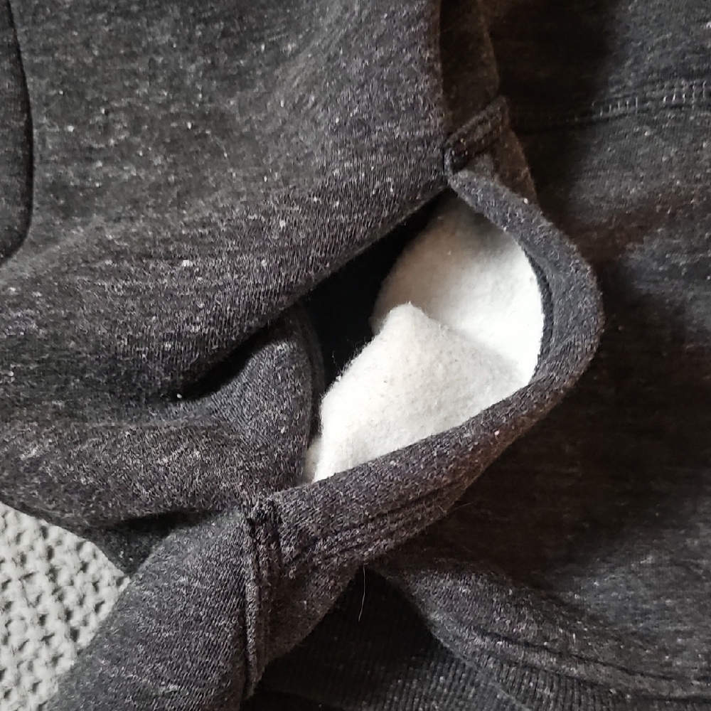 Carhartt Women’s Midweight Hoodie – Dark Gray Logo Sleeve Pullover - Picture 5 of 10